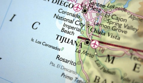Tijuana on Map